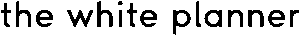 Logo The White Planner